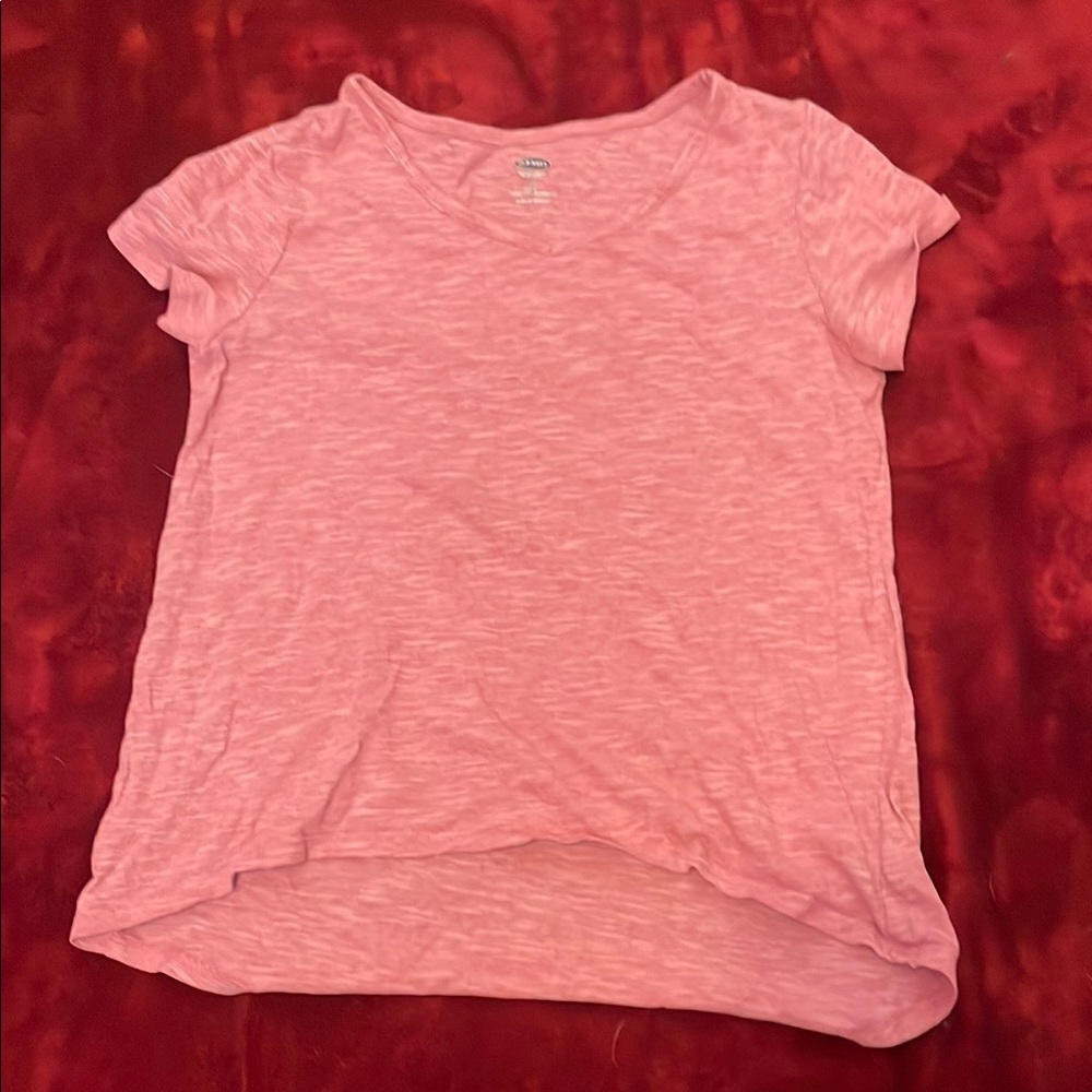 Old Navy Light Pink Short Sleeve Tee